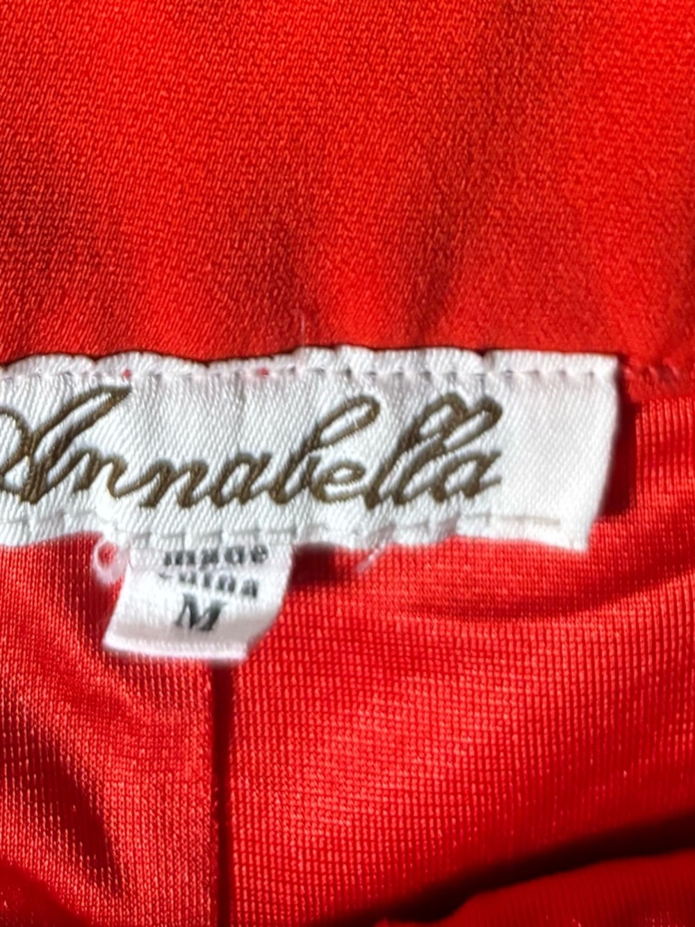 Annabella High Waist Shorts in Bright Red